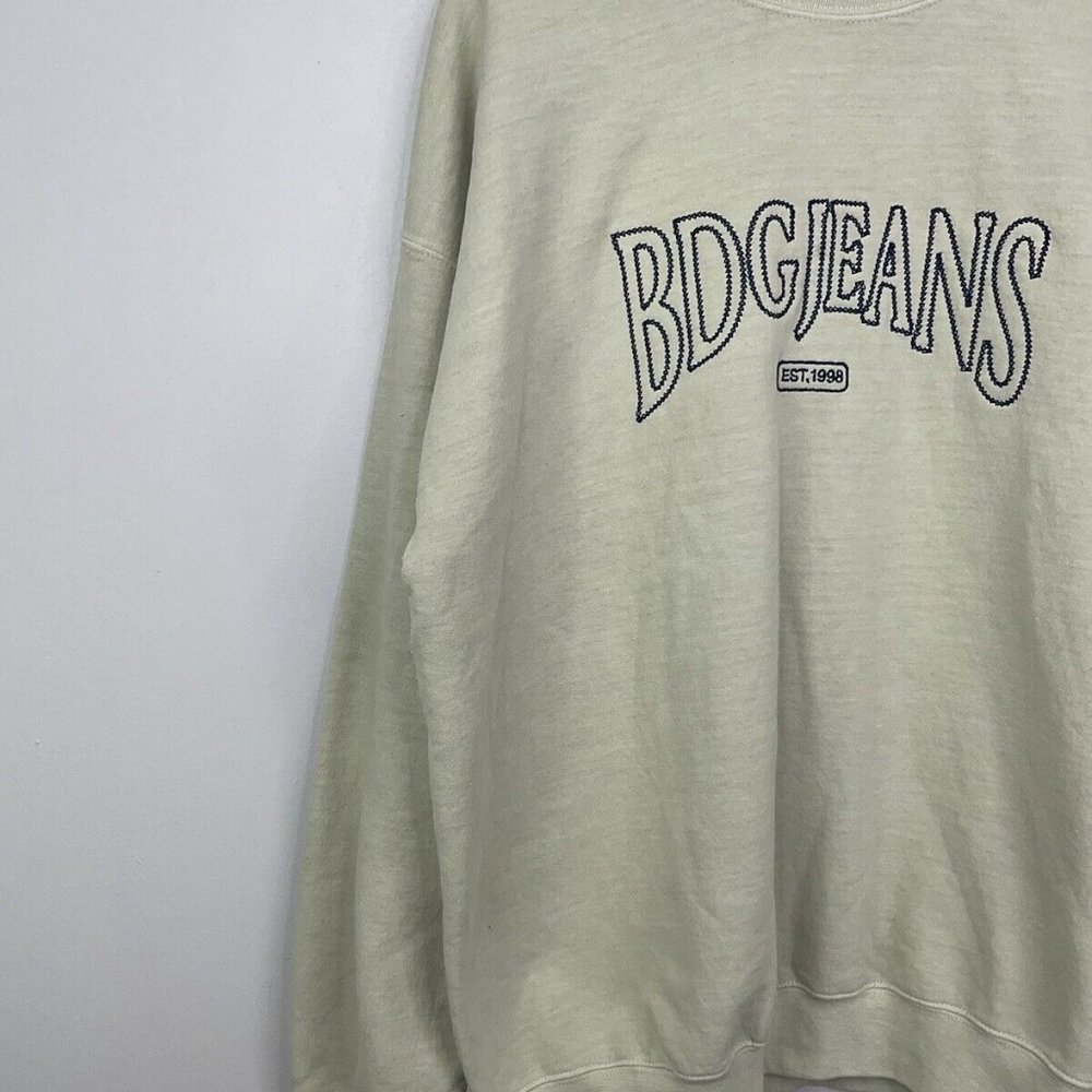 Urban Outfitters BDG Distressed Sweatshirt Size Large Oversized Vintage Style BN - Picture 4 of 9